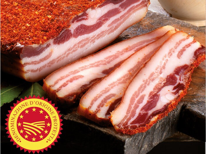 Pancetta di Calabria DOP Sap Salumi Salumificio F.lli Pugliese